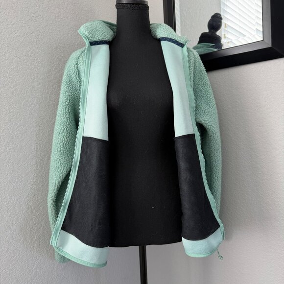 FJALLRAVEN Vardag Pile Full Zip Fleece Jacket Aloe Green Medium - Picture 8 of 12